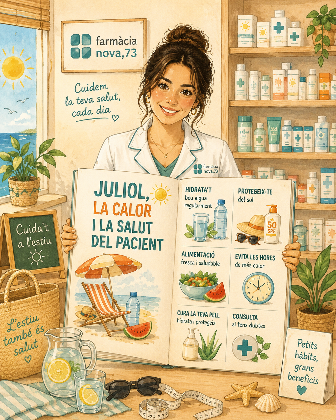 Guia sobre la calor i la salut del pacient — Farmàcia Nova 73 La Garriga